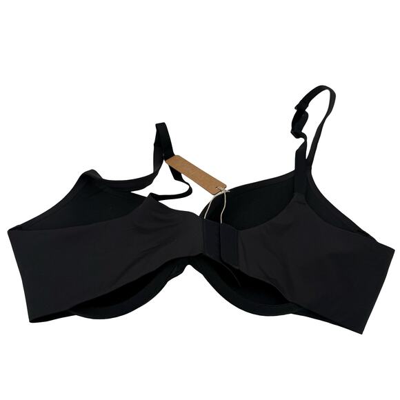 Skims Ultimate Push-Up Plunge Bra New with tags Onyx Black Size 36C - Picture 2 of 5